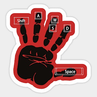 The Gamer's Hand - Only they will know Sticker